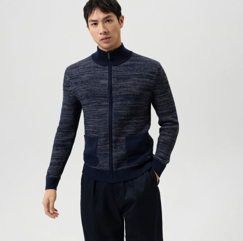 tricotaje modern fit, cardigan, marine OLYMP îmbrăcăminte 4Z8LB61943