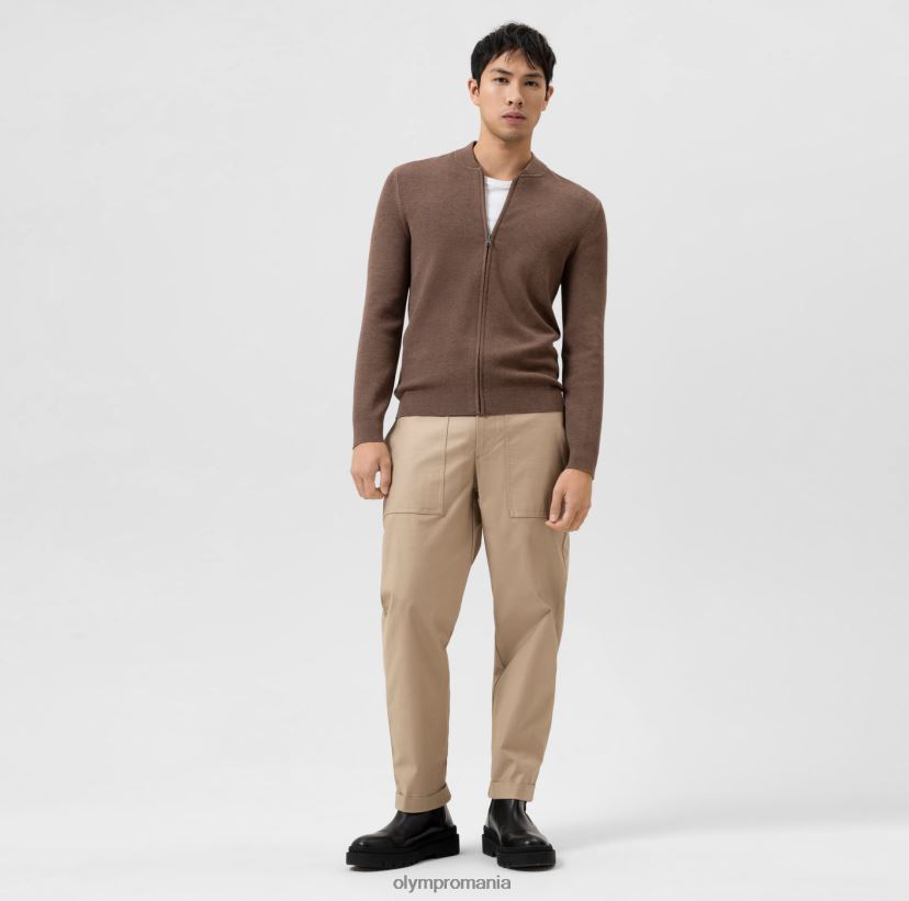 tricotaje nivel cinci body fit, cardigan, maro OLYMP îmbrăcăminte 4Z8LB61938