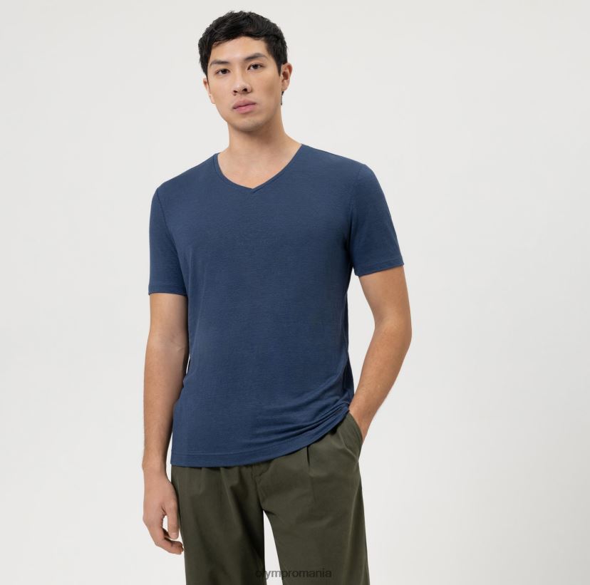 Potrivire casual de nivel cinci, tricou, albastru fum OLYMP îmbrăcăminte 4Z8LB62006