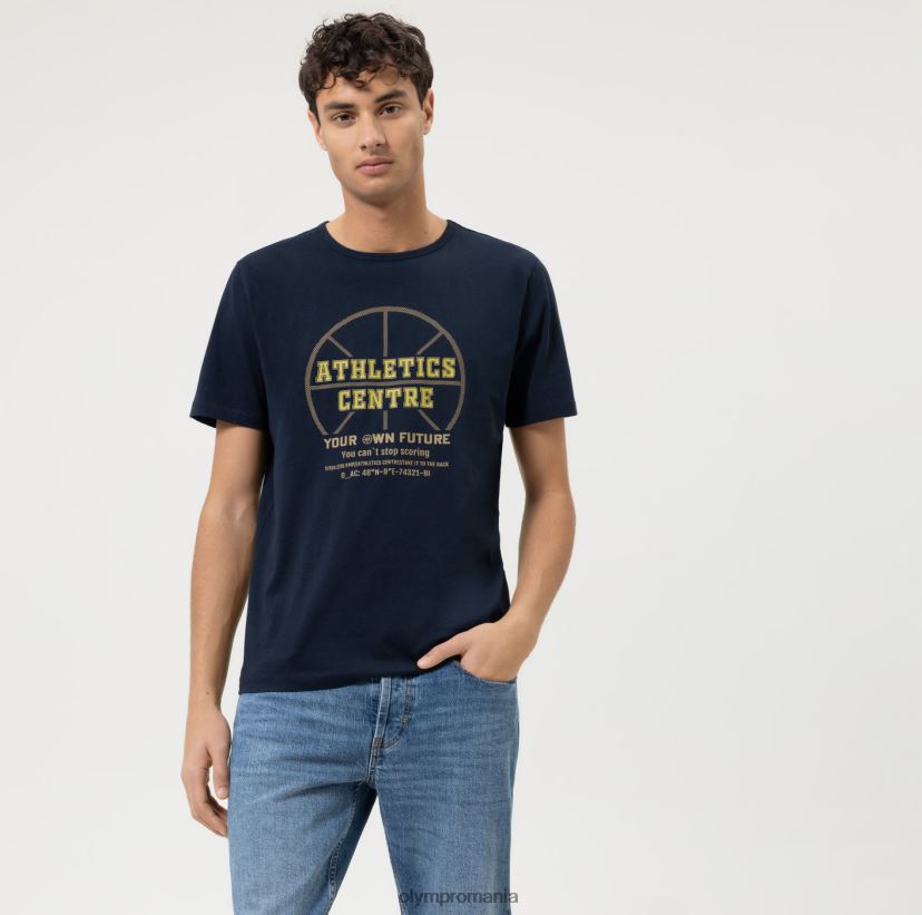 casual modern fit, tricou, marine OLYMP îmbrăcăminte 4Z8LB62013