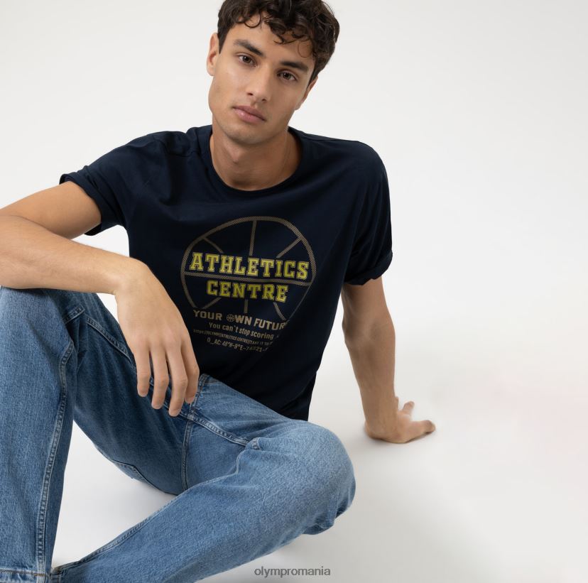 casual modern fit, tricou, marine OLYMP îmbrăcăminte 4Z8LB62013