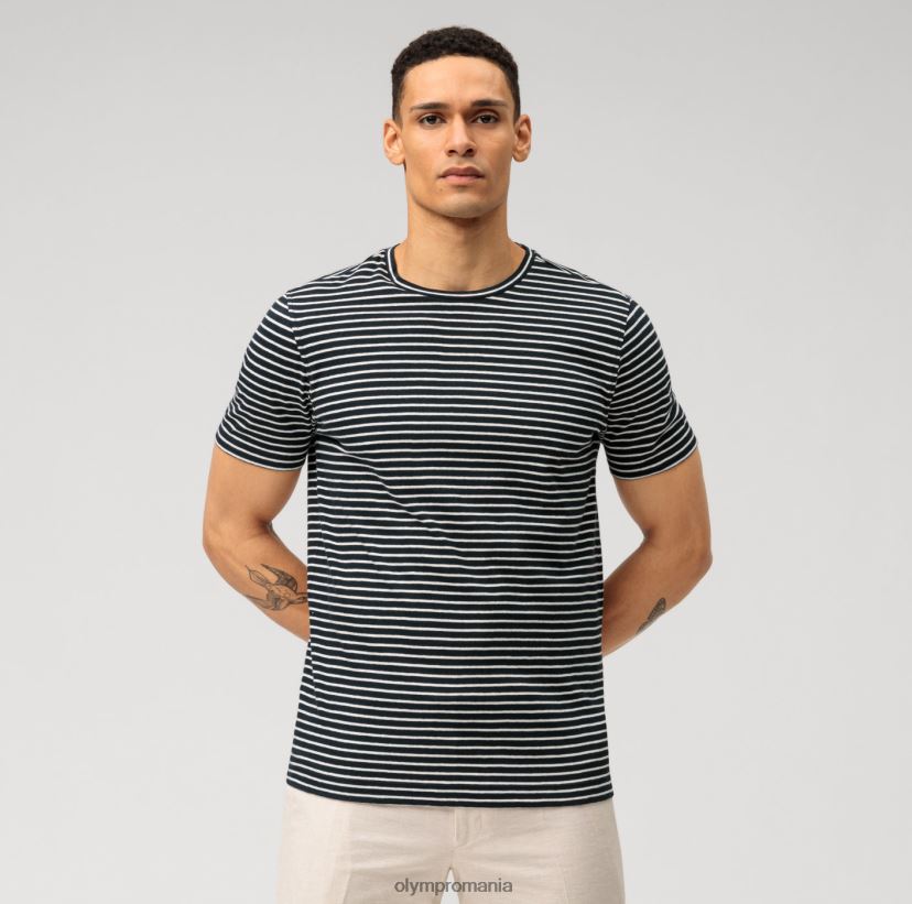 casual modern fit, tricou, marine OLYMP îmbrăcăminte 4Z8LB62021