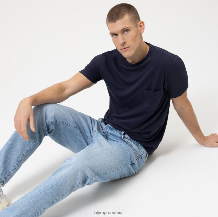 casual modern fit, tricou, marine OLYMP îmbrăcăminte 4Z8LB62031