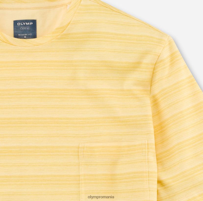 casual modern fit, tricou, porumb OLYMP îmbrăcăminte 4Z8LB62062