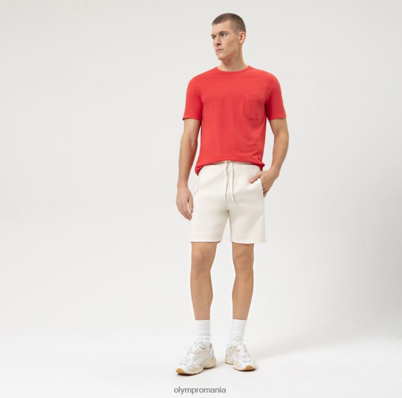 casual modern fit, tricou, rosu OLYMP îmbrăcăminte 4Z8LB62016