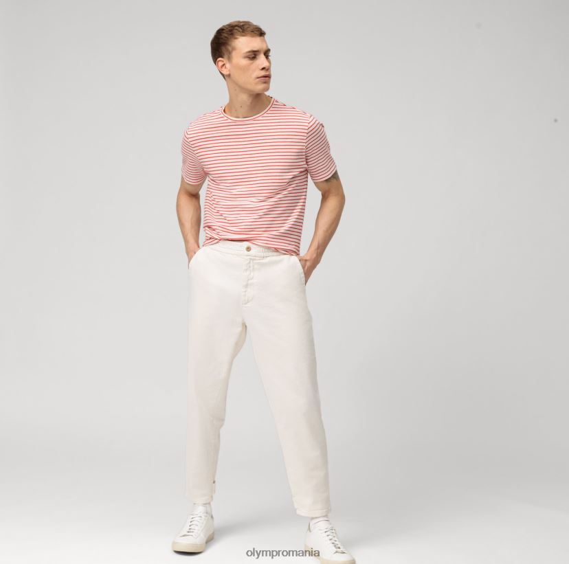 casual modern fit, tricou, rosu OLYMP îmbrăcăminte 4Z8LB62018