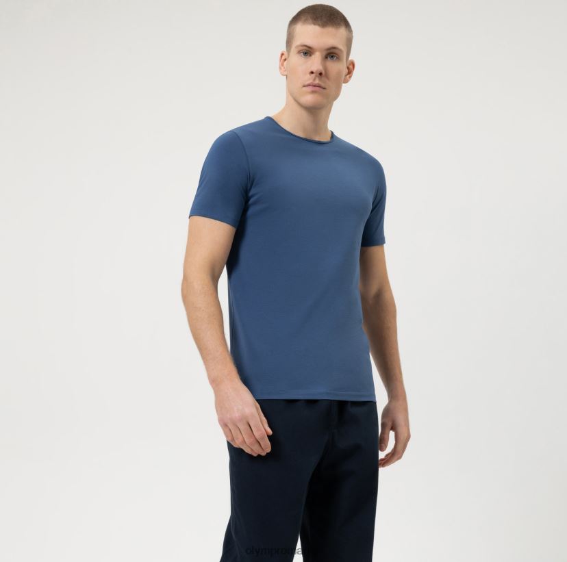 nivel cinci casual body fit, tricou, indigo OLYMP îmbrăcăminte 4Z8LB62029