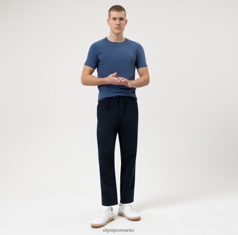 nivel cinci casual body fit, tricou, indigo OLYMP îmbrăcăminte 4Z8LB62029