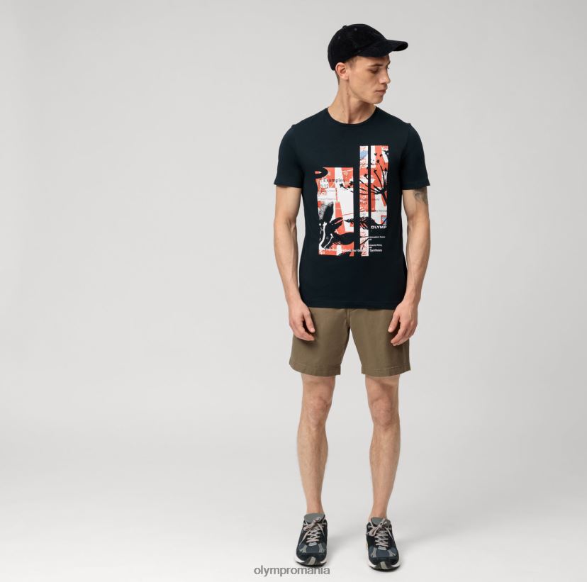 nivel cinci casual body fit, tricou, marine OLYMP îmbrăcăminte 4Z8LB61993