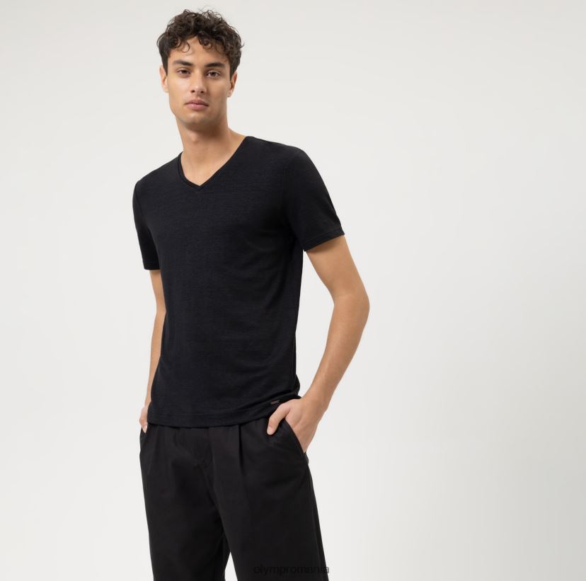 nivel cinci casual body fit, tricou, negru OLYMP îmbrăcăminte 4Z8LB62004