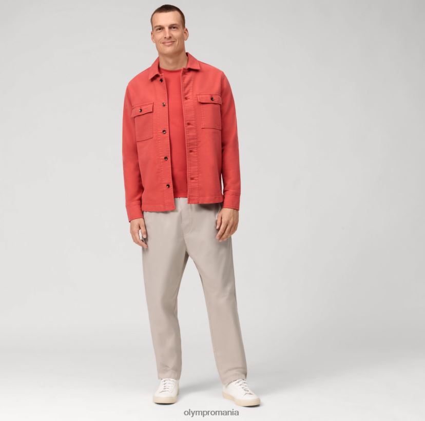 nivel cinci casual body fit, tricou, roșu OLYMP îmbrăcăminte 4Z8LB62040