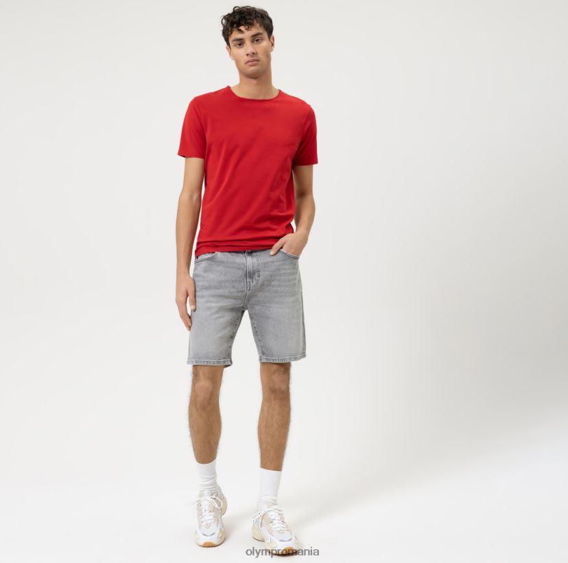 nivel cinci casual body fit, tricou, roșu cărămidă OLYMP îmbrăcăminte 4Z8LB62058