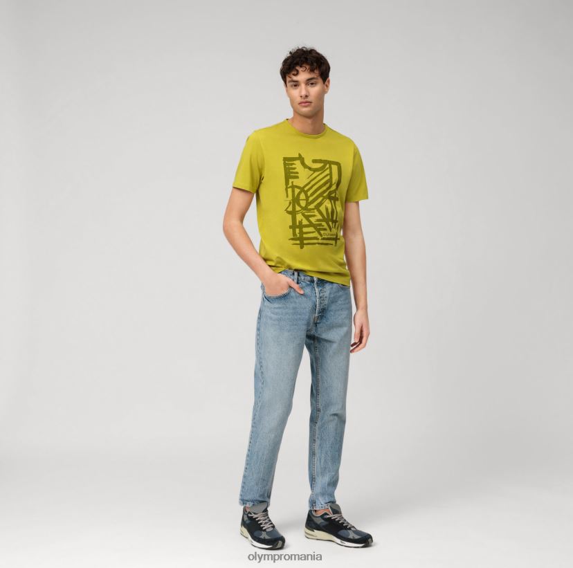 potrivire modernă casual, tricou, lime OLYMP îmbrăcăminte 4Z8LB62025