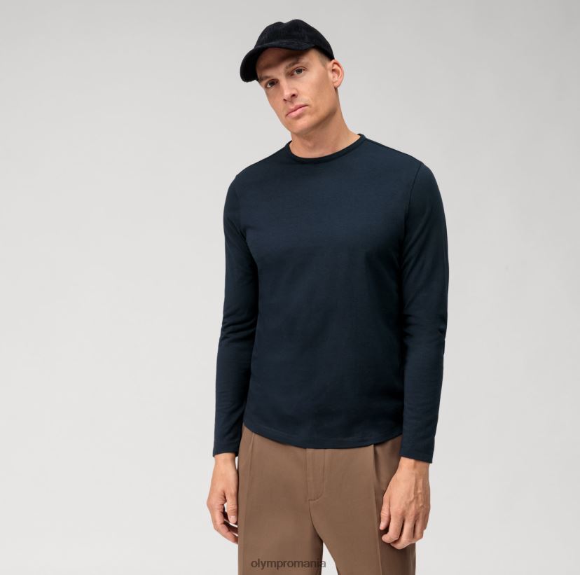 tricou casual jerseu cu maneca lunga, marin OLYMP îmbrăcăminte 4Z8LB62033